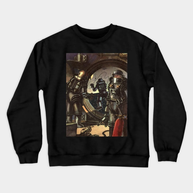 Vintage Science Fiction Crewneck Sweatshirt by MasterpieceCafe